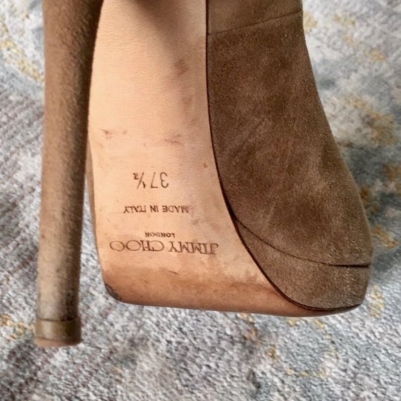 Jimmy Choo Suede Luna Pump 37.5 - Picture 7 of 8